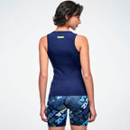 Jean Jamz Fitted Rib Tank - Let's Go Indigo Z1T001265