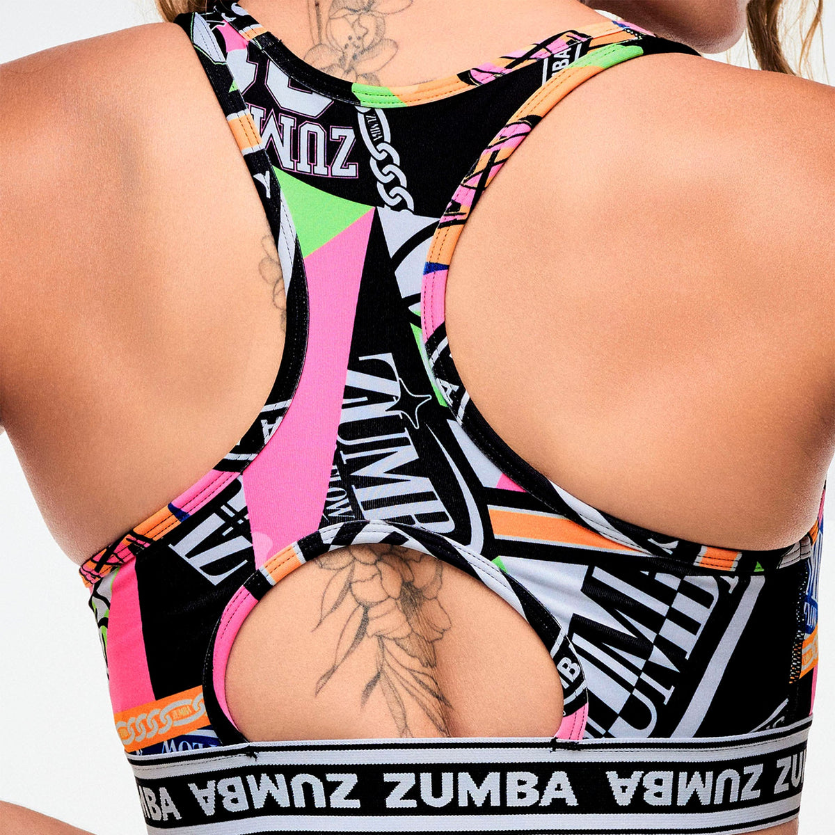Dale-Z Z-Lift Scoop Bra - Black/Pink Z1T001307