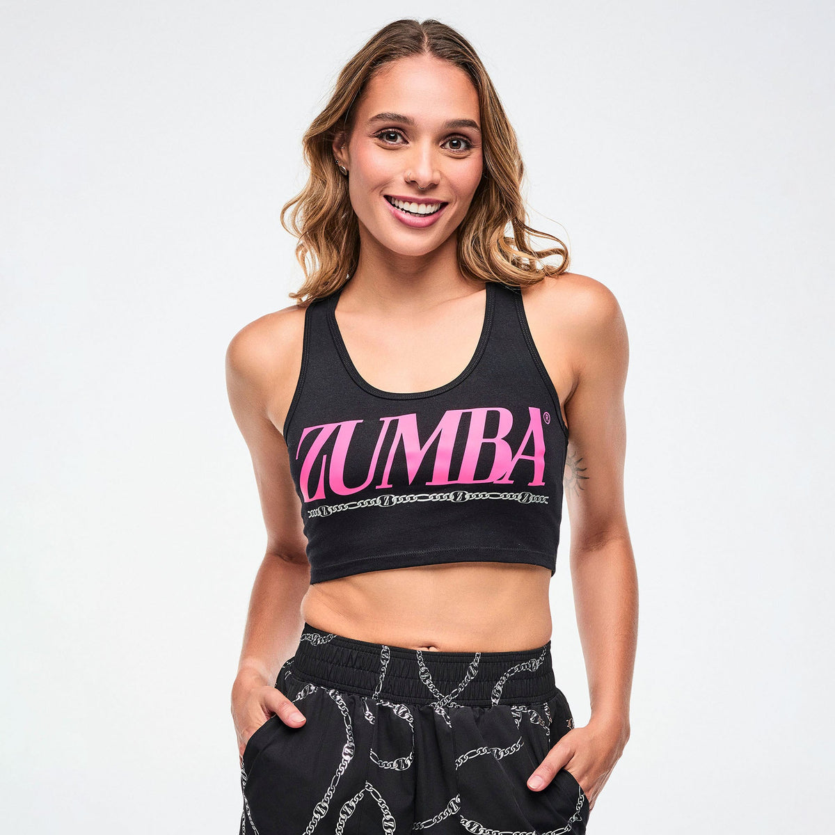 Dale-Z Crop Racerback - Bold Black Z1T001311