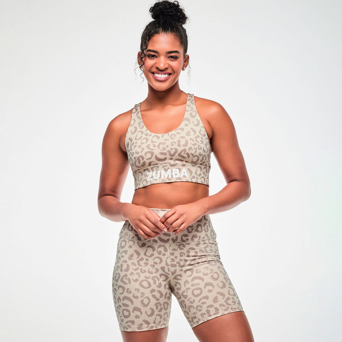 Zumba Scoop Neck Bra - Red/Black / Beige/Tonal Z1T001364