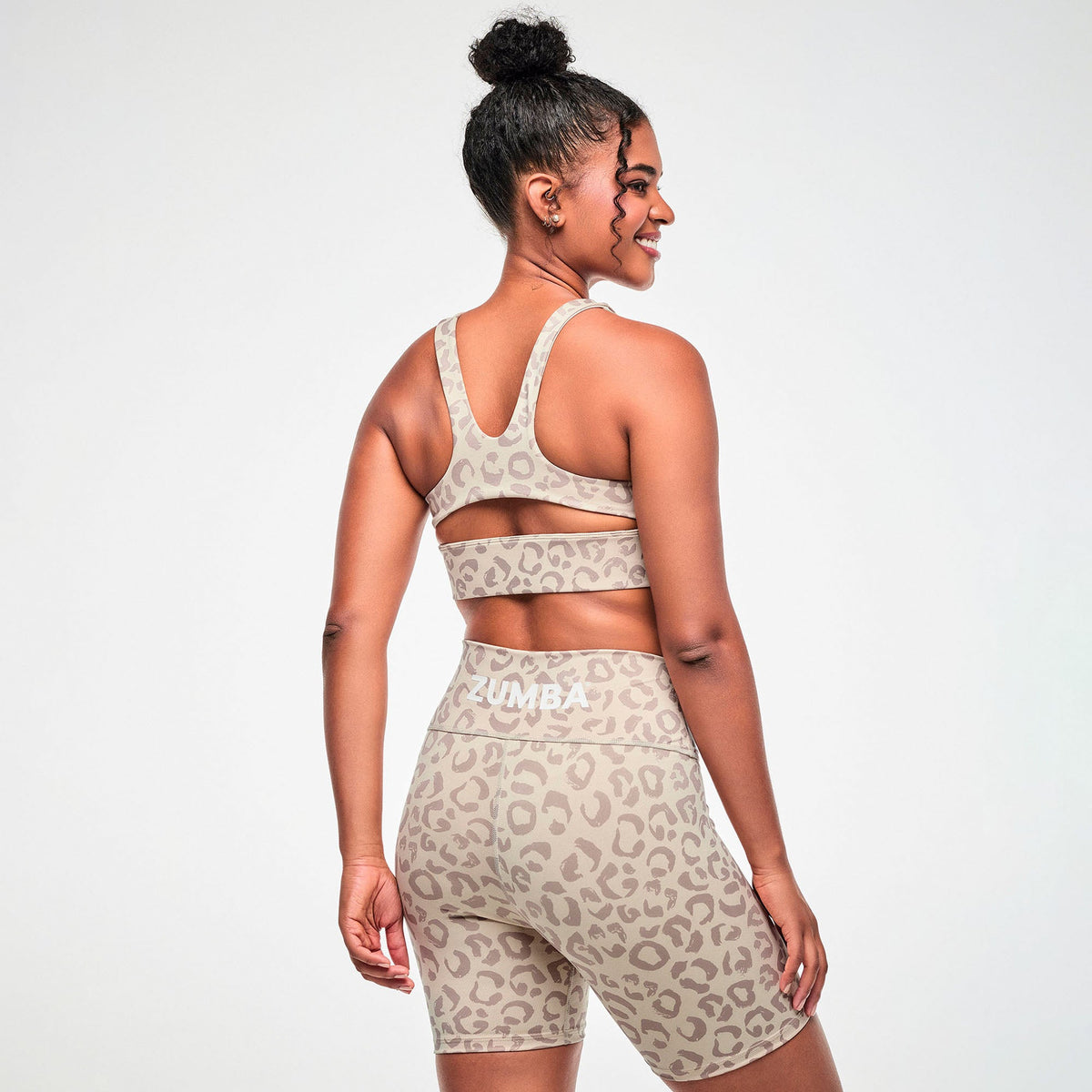 Zumba Scoop Neck Bra - Red/Black / Beige/Tonal Z1T001364