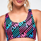 Electric Feel Z-Lift Scoop Bra - Blue/Pink Z1T001376