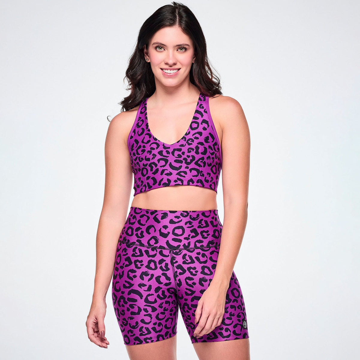 Ultrabright Reversible ZW Racerback V-Bra - Purple Power Z1T001417