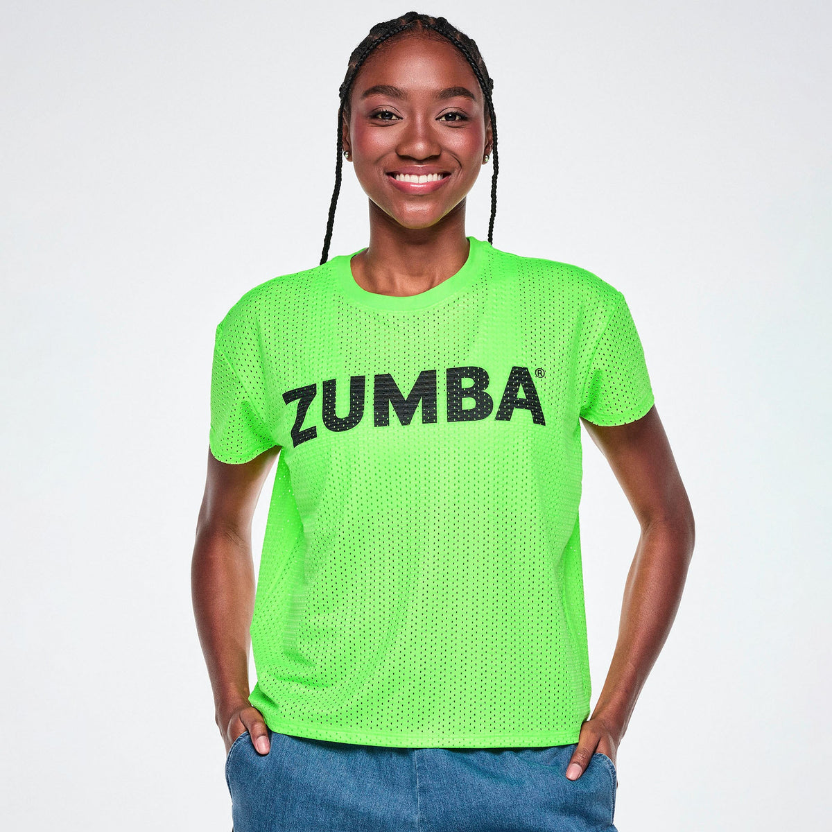 Ultrabright Mesh High Low Top - Green Z1T001418