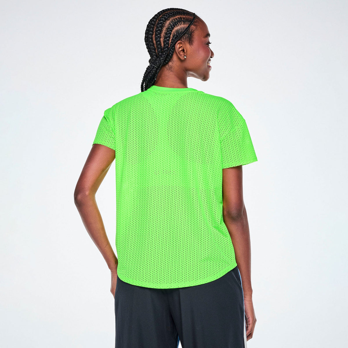 Ultrabright Mesh High Low Top - Green Z1T001418