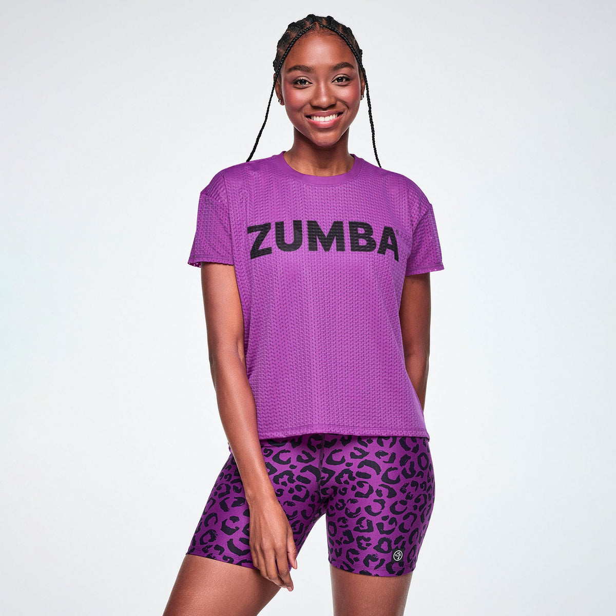 Ultrabright Mesh High Low Top - Purple Power Z1T001418
