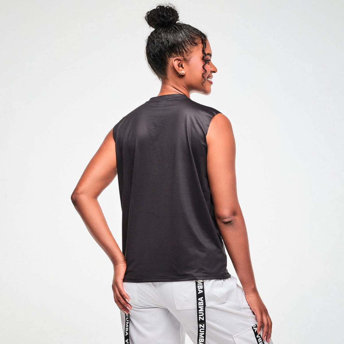 Zumba Basic Mesh Muscle Tank - Bold Black Z1T001441