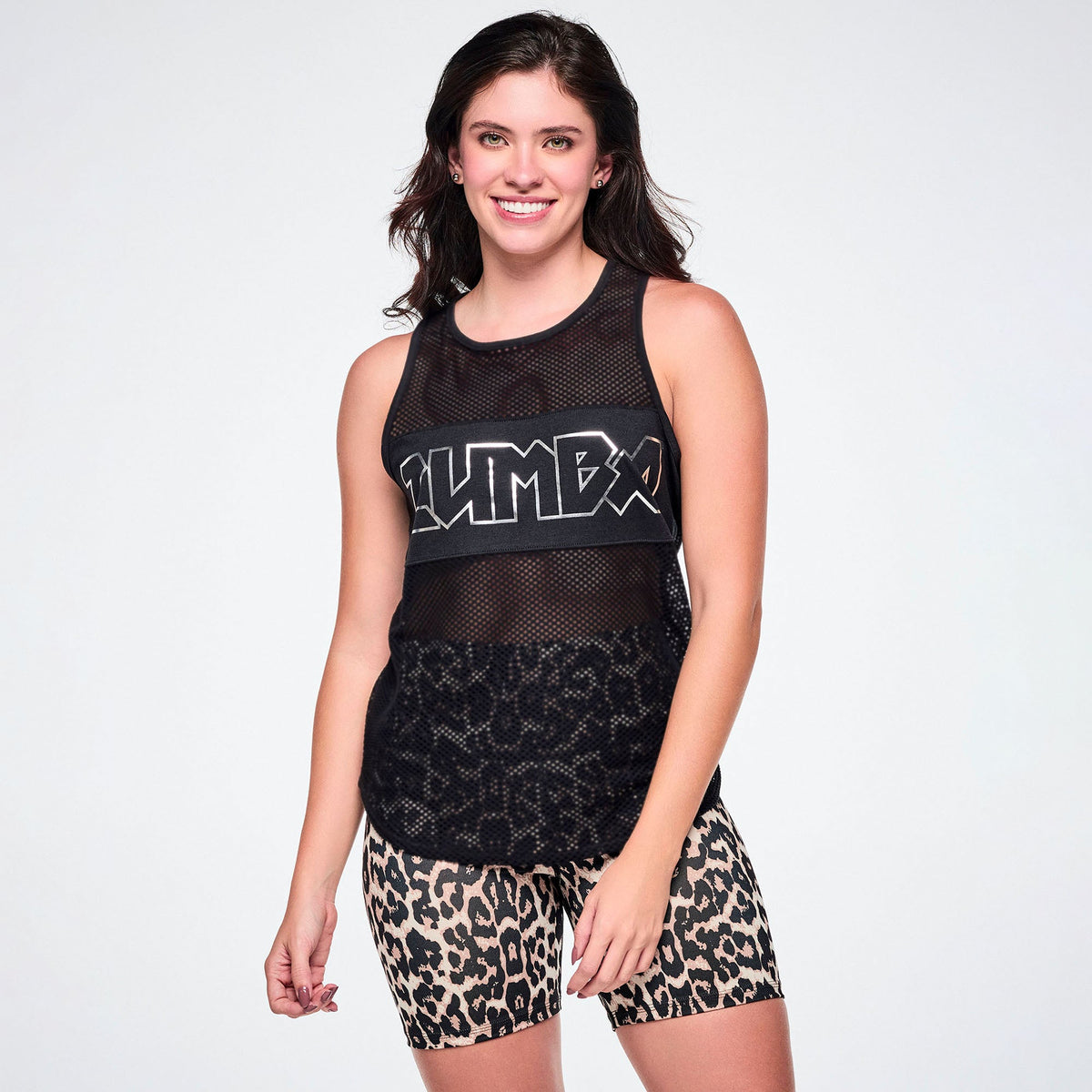 Rock 'n' Roll Mesh Tank - Bold Black Z1T001455