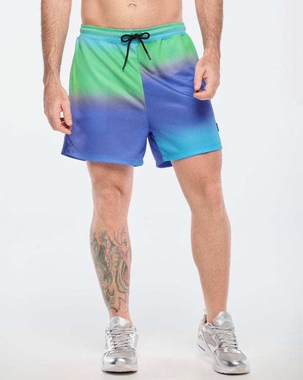 Funscape Men's Mesh Shorts - Multi Z2B000053