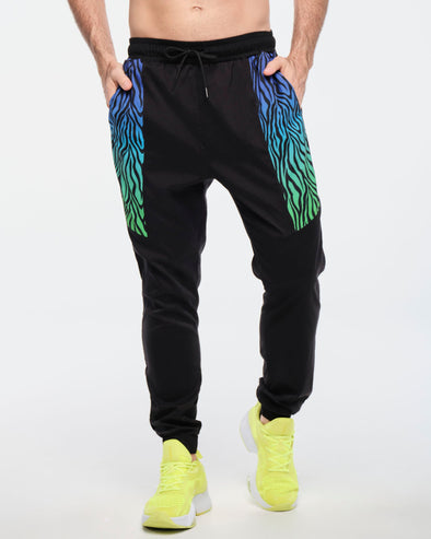 Funscape Men's Woven Joggers- Bold Black Z2B000054