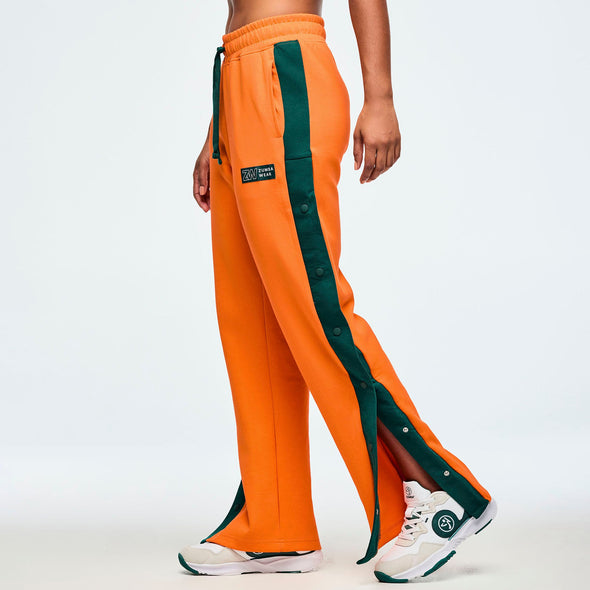 Class of 2001 Men's Side Snap Pants - Orange Punch Z2B000087