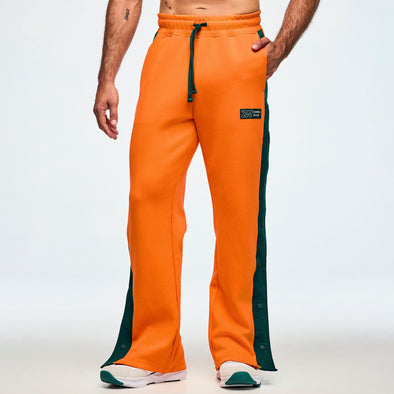 Class of 2001 Men's Side Snap Pants - Orange Punch Z2B000087