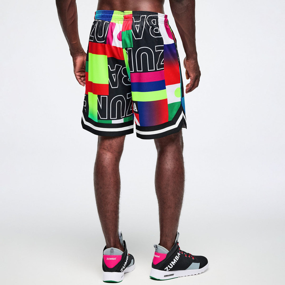 Worldwide Men's Mesh Shorts - Red/Blue Z2B000105