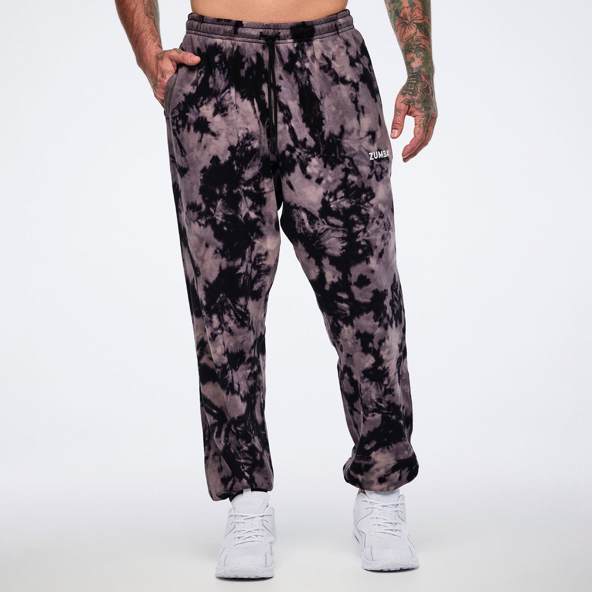 Wildbeat Men's Slouch Sweatpants - Black/Tan Z2B000110