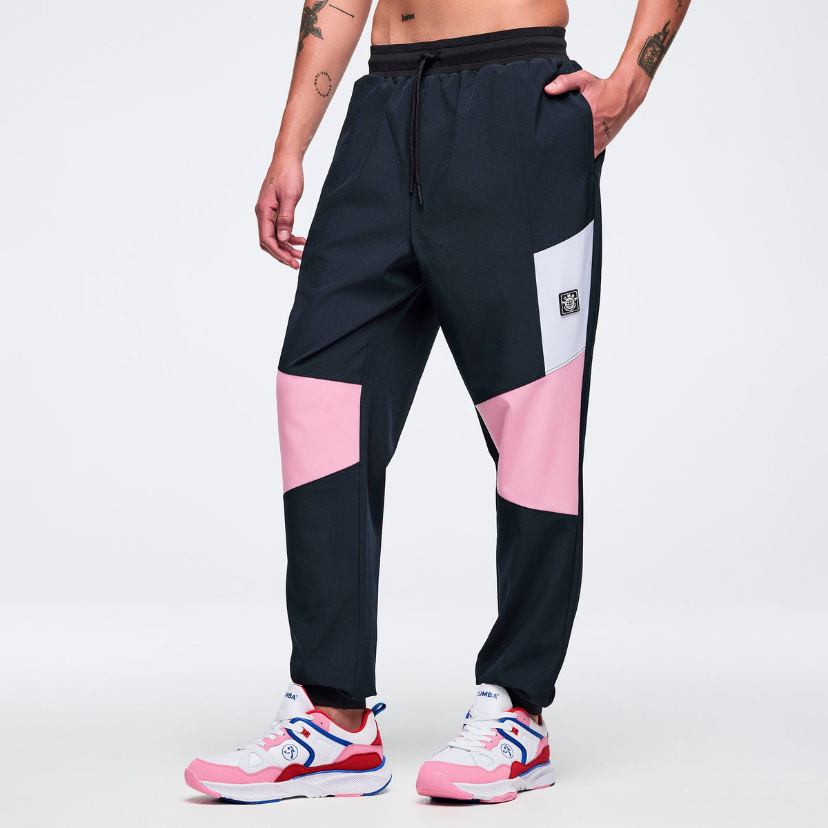 Zumba Amour Men's Woven Pants - Bold Black Z2B000111