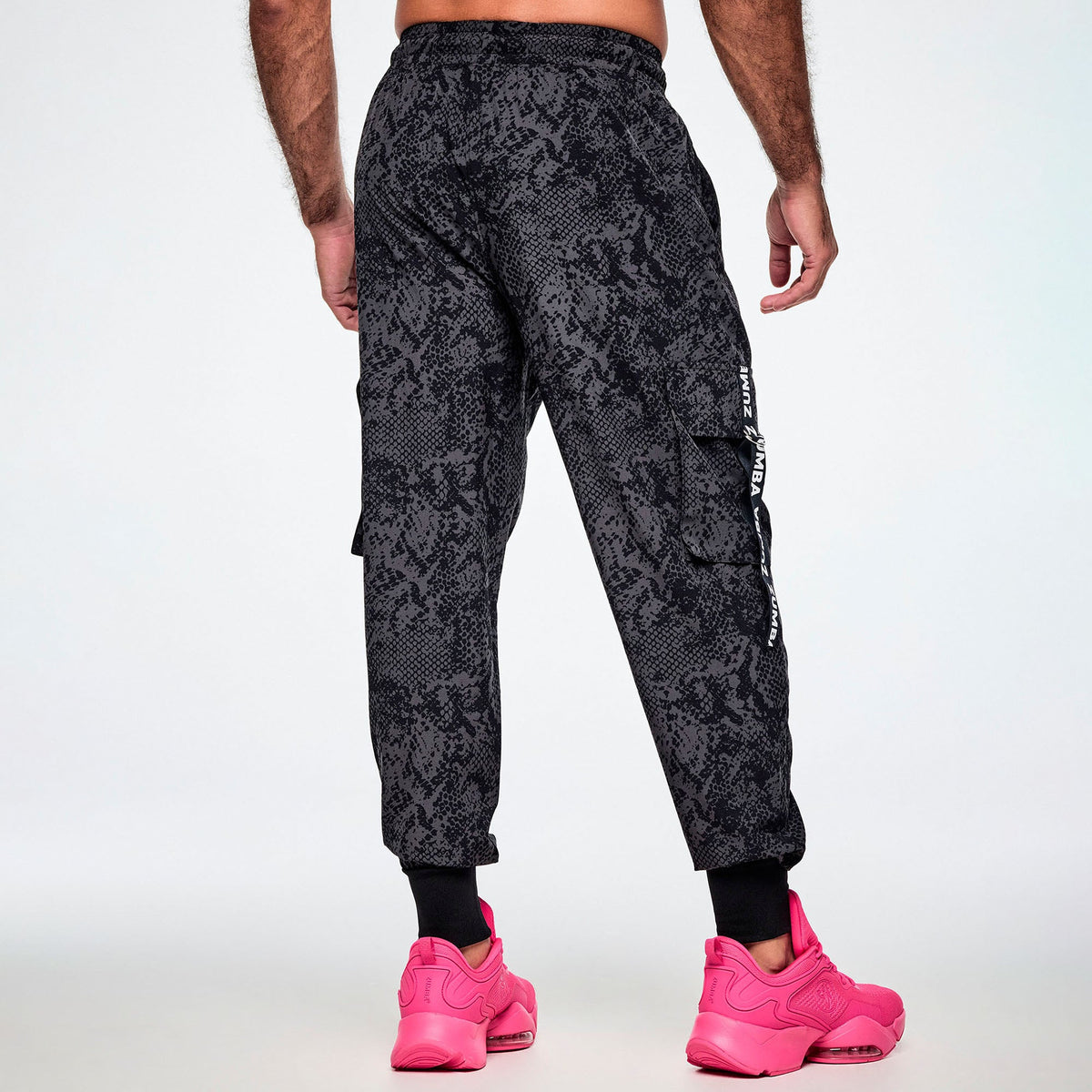 Rock 'n' Roll Men's Woven Cargo Pants - Bold Black Z2B000117