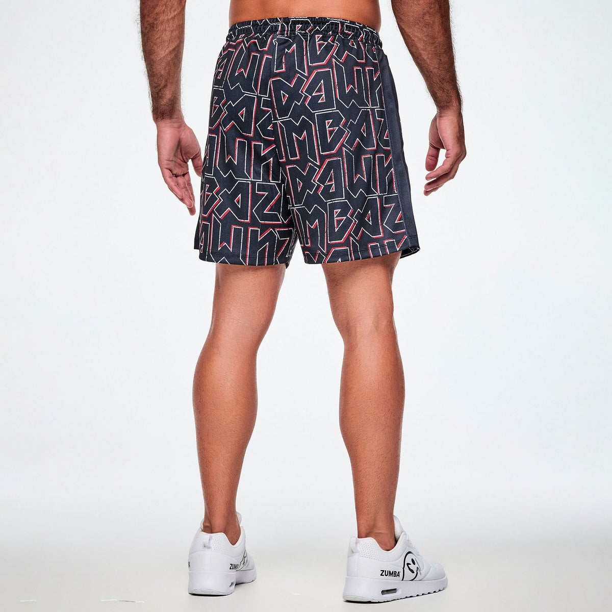 Rock 'n' Roll Men's Mesh Shorts - Black/Red Z2B000118