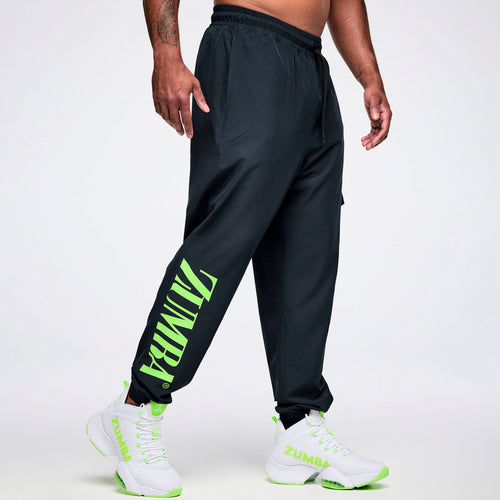 Dale-Z Men's Woven Cargo Pants - Bold Black Z2B000120