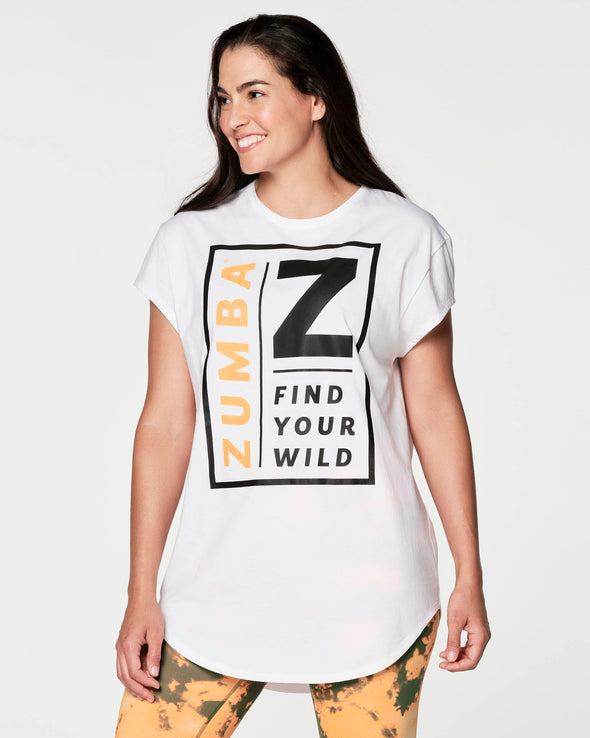 Zumba In The Wild Tee - Wear It Out White Z2T000035