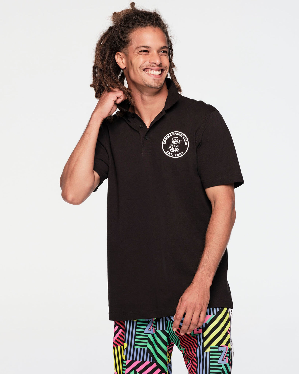 ZW Varsity Polo Tee - Bold Black Z2T000041