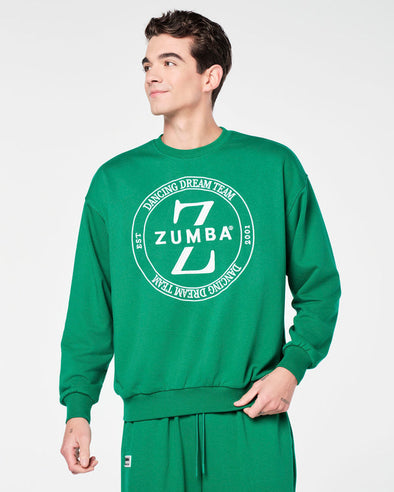 Zumba Prep Men's Pullover Sweatshirt - Very Verde Z2T000053