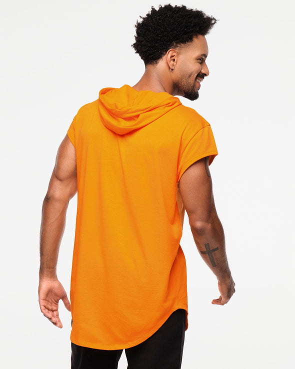 Zumba Explore Men's Cap Sleeve Hoodie Top - Orange You Hot Z2T000060