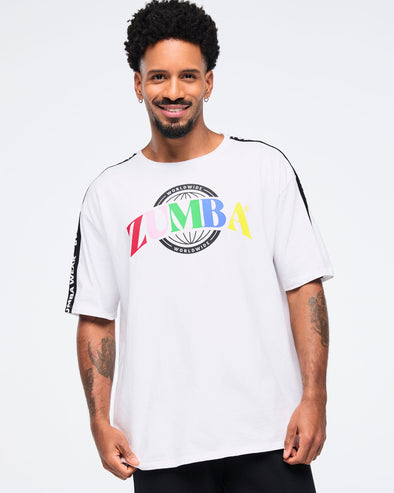 Zumba Haus Men's Crew Neck Tee - Wear It Out White Z2T000069