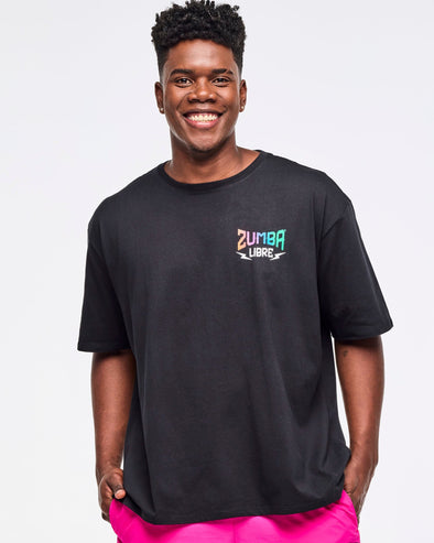 Zumba Libre Men's Crew Neck Tee - Bold Black Z2T000094
