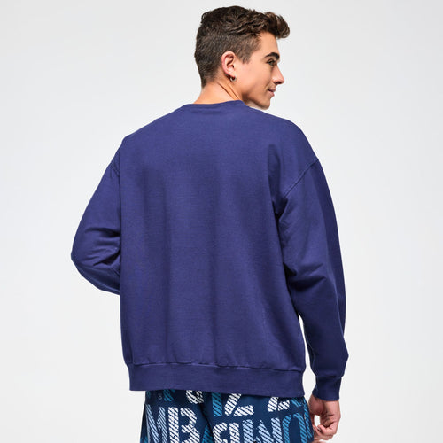 Blue Jean Men's Pullover Sweatshirt - Denim Z2T000106