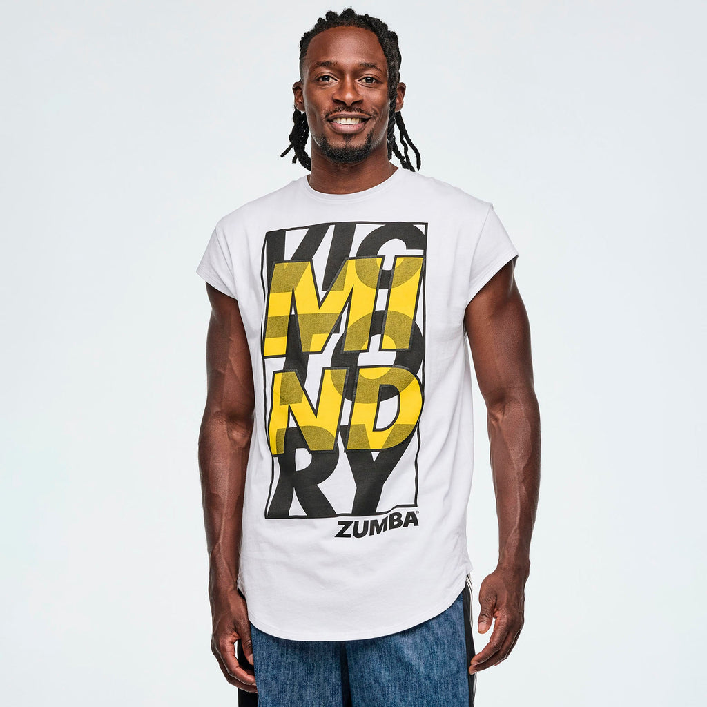 ZW Men's Crew Neck Round Hem Tee - Wear It Out White Z2T000110