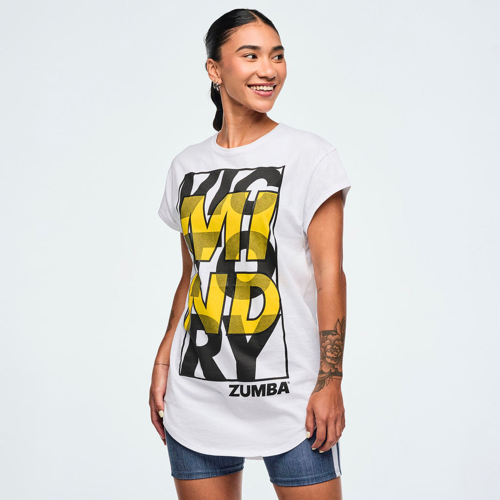 ZW Men's Crew Neck Round Hem Tee - Wear It Out White Z2T000110