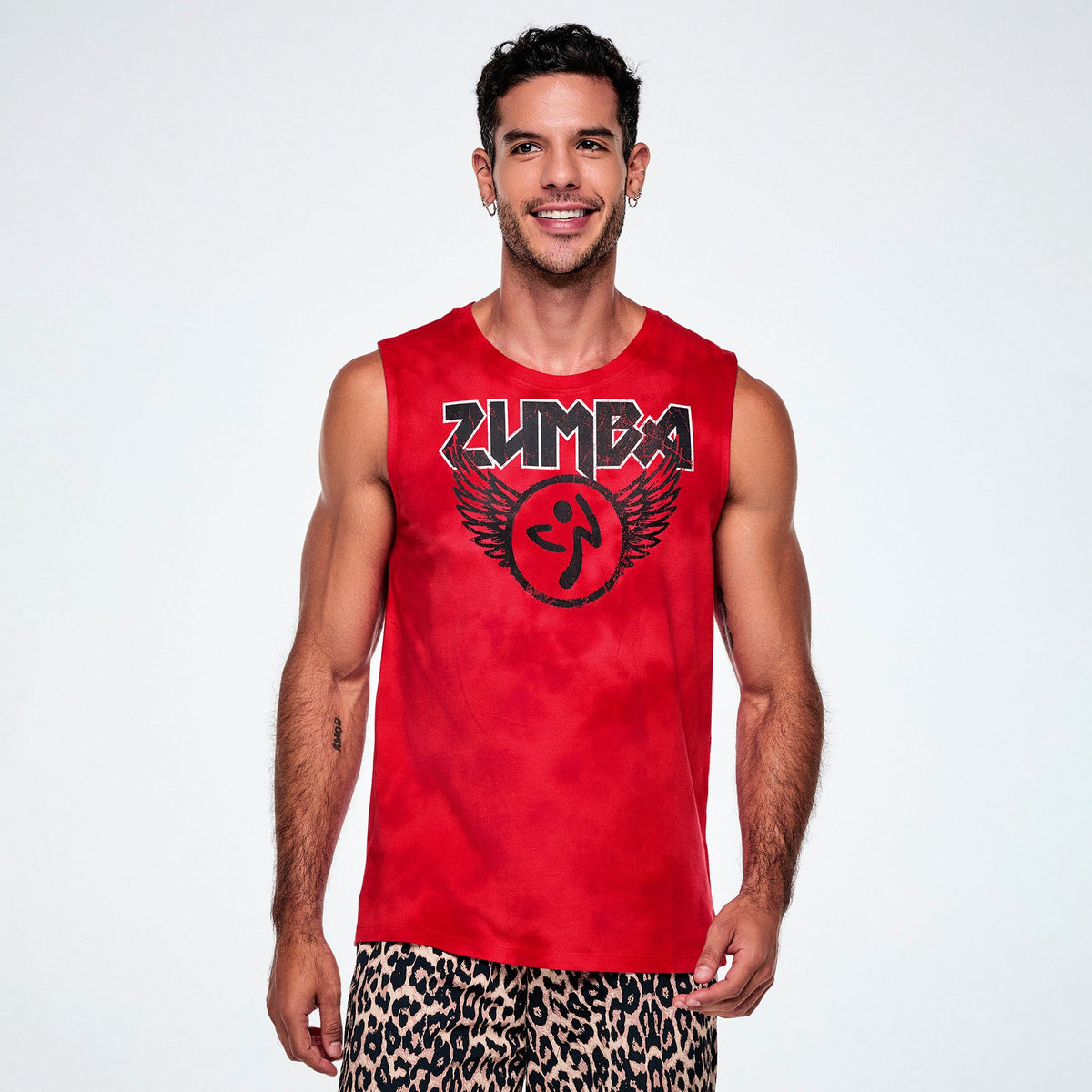 Rock 'n' Roll Men's Wide Shoulder Tank - Racing Red Z2T000162