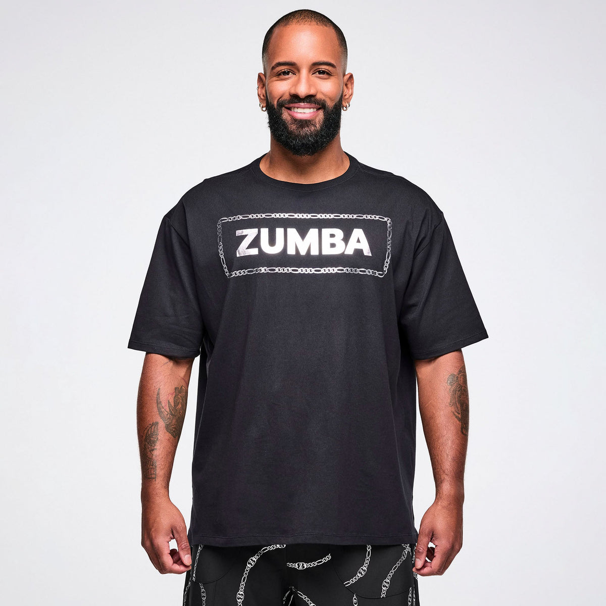 Dale-Z Men's Crew Neck Tee -Bold Black Z2T000168