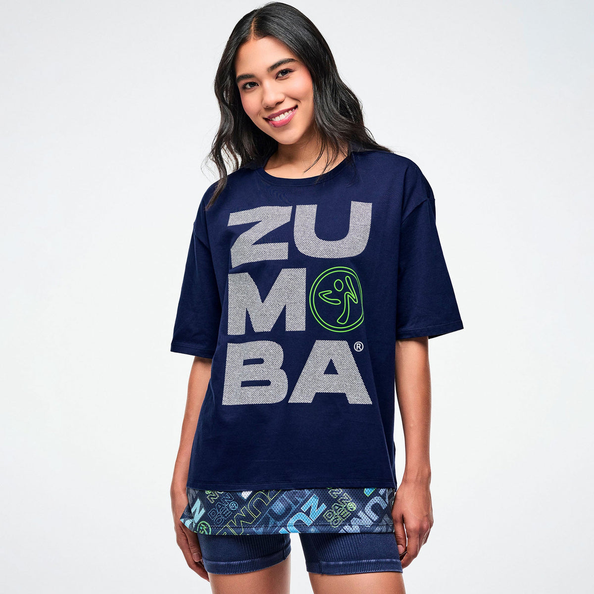 Jean Jamz Men's Double Layer Hem Tee - Let's Go Indigo Z2T000172