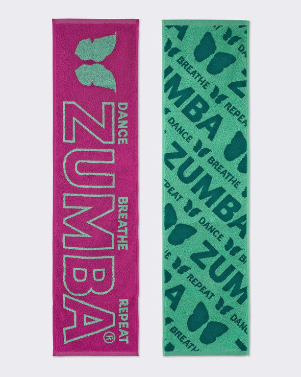 Zumba Transform Fitness Towels 2PK - Multi Z3A000144