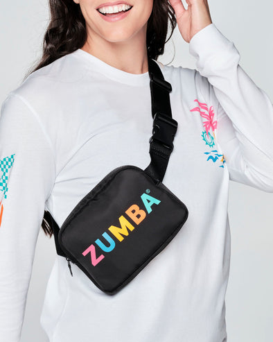 Zumba Vacay Waist Bag - Bold Black Z3A000156