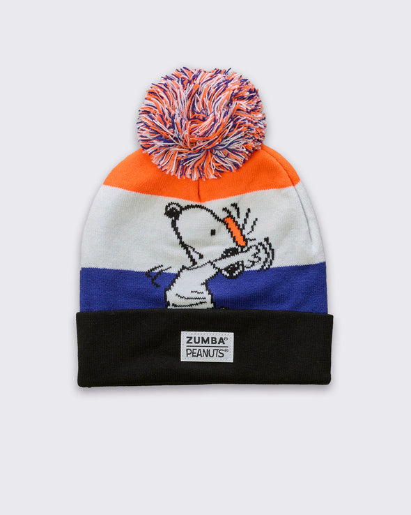 Zumba X Peanuts Pom Pom Beanie -  Wear It Out White Z3A000203