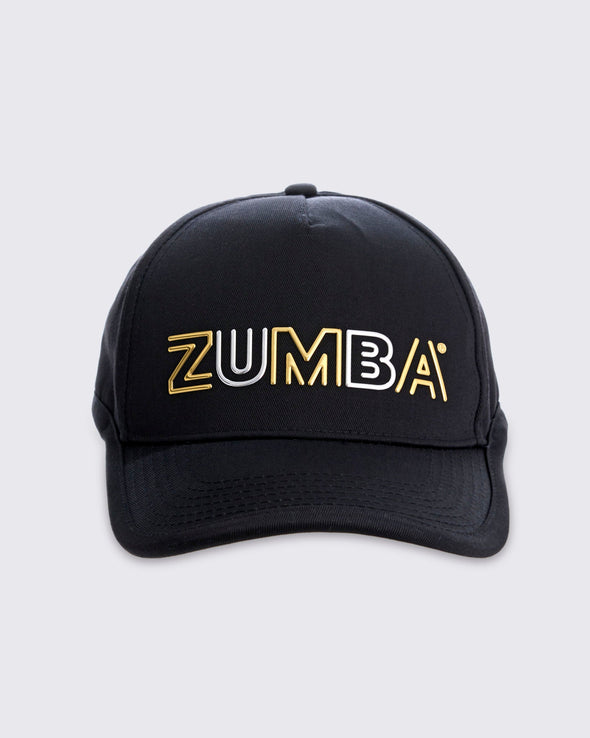 Zumba Runway Performance Cap With Ponytail Back - Bold Black Z3A000208