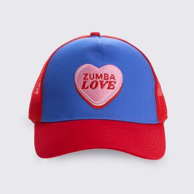 Zumba Love Curved Brim Mesh Cap - CHERRY Z3A000216