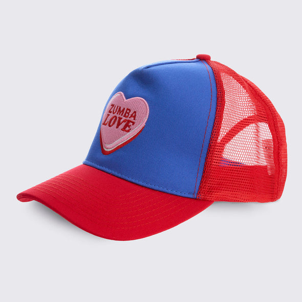 Zumba Love Curved Brim Mesh Cap - CHERRY Z3A000216