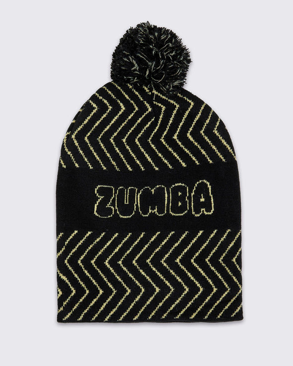 Zumba Pom Pom Beanie - Black Z3A000218