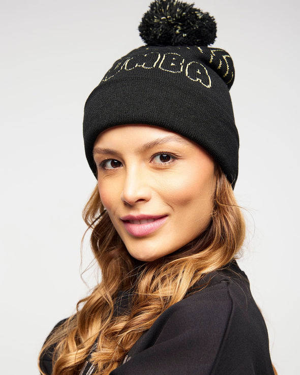 Zumba Pom Pom Beanie - Black Z3A000218