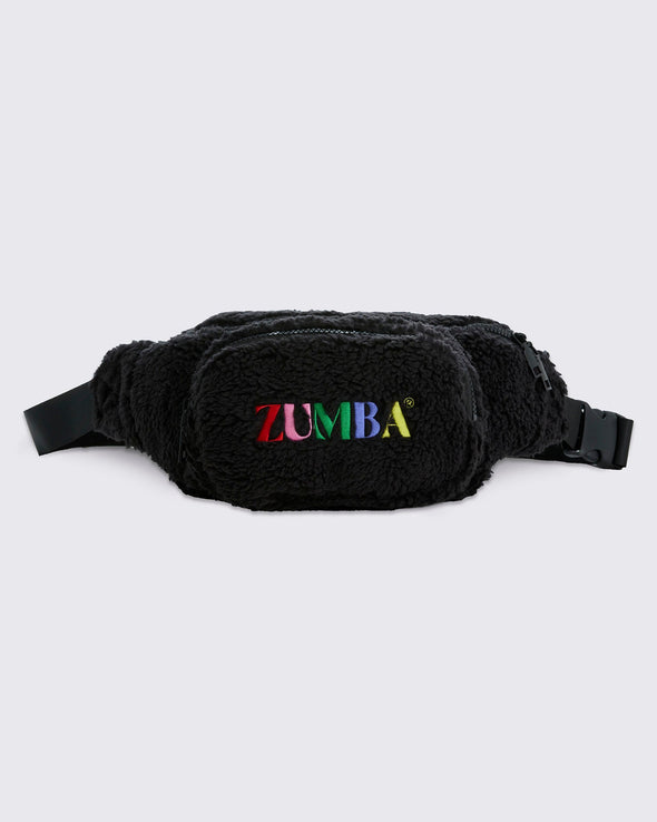 Zumba Haus Plush Waist Bag - Bold Black Z3A000224