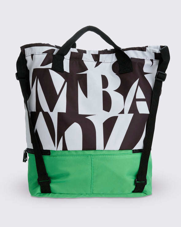 Zumba Haus 2-Way Bag With Shoe Compartment - Black/White Z3A000227