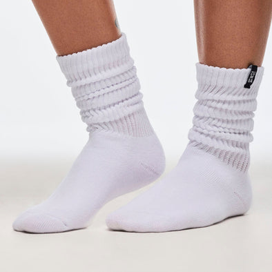 Sizzlin' Scrunch Socks - White / Yellow Z3A000262