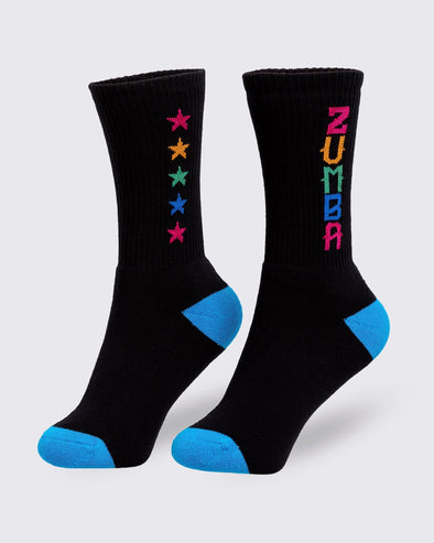 Zumba Libre High Socks - Black / White Z3A000272