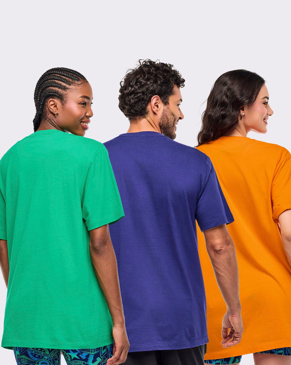 Zumba Libre Tees 12PK - Green / Purple / Orange Z3A000276