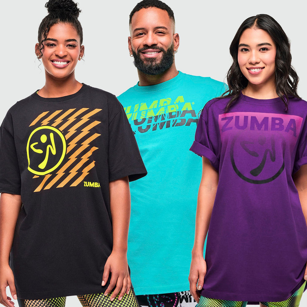 Electric Feel Unisex Tees 12PK - Black/Aqua/Purple Z3A000336