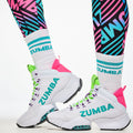 Electric Feel Plush High Socks - White/Blue / White/Pink / White/Orange Z3A000338