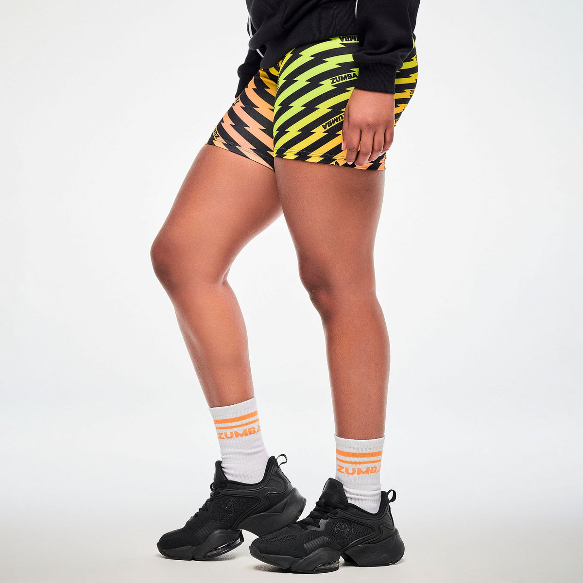 Electric Feel Plush High Socks - White/Blue / White/Pink / White/Orange Z3A000338